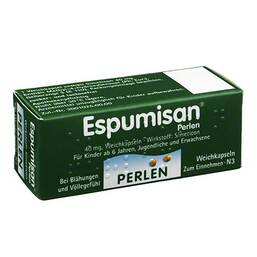 Abbildung: Espumisan Perlen 40 mg Weichkapseln 50 St, Weichkapseln PZN 18739823