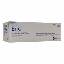 Abbildung: Emla 25 mg / g + 25 mg / g Creme 30 g, Creme PZN 18744882