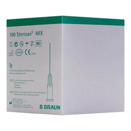 Abbildung: Sterican Mix EinmalKanüle18 G 40 mm halbstumpf 100 St, Kanüle PZN 18746740