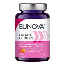 Abbildung: Eunova Energie Gummies 60 St, Bonbons PZN 18747136
