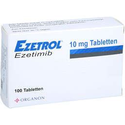 Abbildung: Ezetrol 10 mg Tabletten 100 St, Tabletten PZN 18747337