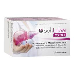 Abbildung: Beh Leber extra Kapseln 90 St, Kapseln PZN 18753007