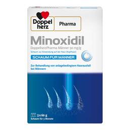 Abbildung: Minoxidil Doppelherzpharma Männer 50 mg / g Schaum 3X60 g, Schaum PZN 18754768