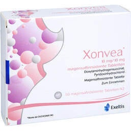 Abbildung: Xonvea 10 mg / 10 mg magensaftresistente Tabletten 50 St, Tabletten magensaftresistent PZN 18755265