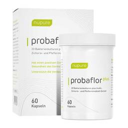 Abbildung: Nupure probaflor plus Kapseln 60 St, Kapseln magensaftresistent PZN 18757229