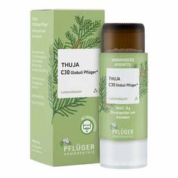 Abbildung: Thuja C30 Globuli Pflüger Dosierspender 10 g, Globuli PZN 18757821