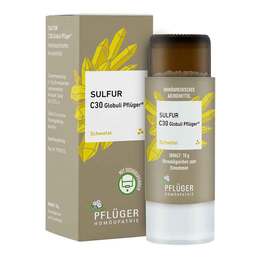 Abbildung: Sulfur C30 Globuli Pflüger Dosierspender 10 g, Globuli PZN 18757896