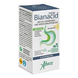 Abbildung: Neo Bianacid Lutschtabletten Zitronengeschmack 14 St, Lutschtabletten PZN 18758714