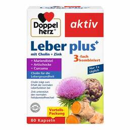 Abbildung: Doppelherz Leber plus Kapseln 80 St, Kapseln PZN 18758766