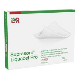 Abbildung: Suprasorb Liquacel Pro 15x15 cm Kompressen 5 St, Kompressen PZN 18772677