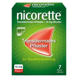 Abbildung: Nicorette TX Pflaster 10 mg 7 St, Pflaster transdermal PZN 18777433
