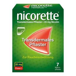 Abbildung: Nicorette TX Pflaster 25 mg 7 St, Pflaster transdermal PZN 18777479