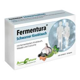 Abbildung: Fermentura schwarzer Knoblauch Kapseln 30 St, Kapseln PZN 18780553