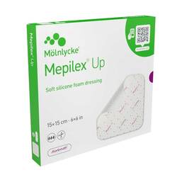 Abbildung: Mepilex Up 15x15 cm Schaumverband 5 St, Verband PZN 18781848