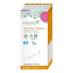 Abbildung: Bio Tampons Super Plus mit Applikator Masmi 12 St, Tampon PZN 18782670