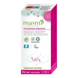 Abbildung: Bio Slipeinlagen Flex 100% Bio-Baumwolle Masmi 24 St, Binden PZN 18782693