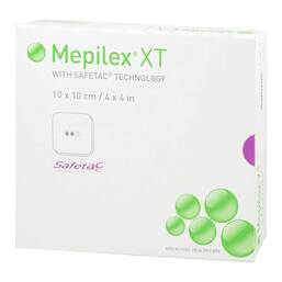 Abbildung: Mepilex XT 10x10 cm Schaumverband 10 St, Verband PZN 18788885