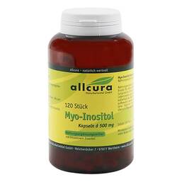 Abbildung: Myo-Inositol 500 mg Kapseln 120 St, Kapseln PZN 18792390