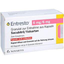 Abbildung: Entresto 6 mg / 6 mg Granulat z.Entnahme aus Kapseln  60 St, Granulat zur Entnahme aus Kapseln PZN 18792668