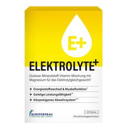 Abbildung: Elektrolyte + Granulat zur Herstellung einer Suspension zum Einnehmen Sticks 20 St, Granulat zur Herstellung einer Suspension zum Einnehmen PZN 18795508