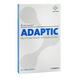 Abbildung: Adaptic 7,6x20,3 cm feuchte Wundauflage 2015DE 24 St, Verband PZN 18799860