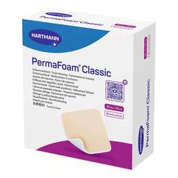 Abbildung: Permafoam classic Schaumverband 10x10 cm 10 St PZN 18804354