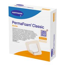 Abbildung: Permafoam classic Border Schaumverband 15x15 cm 10 St PZN 18804437
