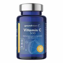 Abbildung: Gesund Leben Vitamin C 500 Kapseln 60 St, Kapseln PZN 18805313
