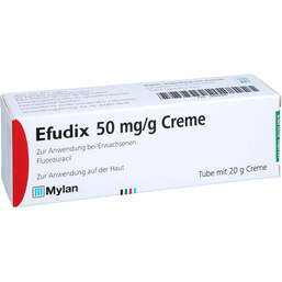 Abbildung: Efudix 50 mg / g Creme 20 g, Creme PZN 18809340