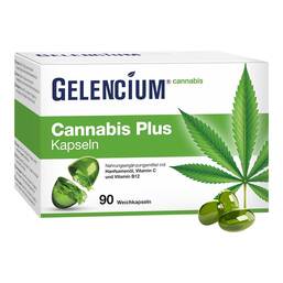 Abbildung: Gelencium Cannabis Plus Kapseln mit Vitamin B12 90 St, Kapseln PZN 18813198