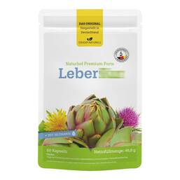 Abbildung: Naturhof Leberkur Premium Forte Kapseln 60 St, Kapseln PZN 18824428