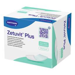 Abbildung: Zetuvit Plus extrastarke Saugkompr.steril 6x6 cm 10 St, Verband PZN 18824960