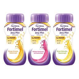 Abbildung: Fortimel Jucy Plus Mischkarton 32X200 ml, Flüssigkeit PZN 18827303