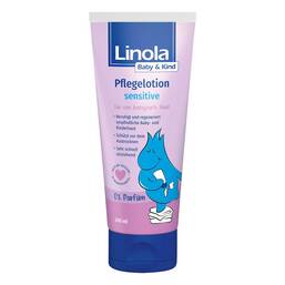 Abbildung: Linola Baby & Kind Pflegelotion sensitive 200 ml, Lotion PZN 18828886