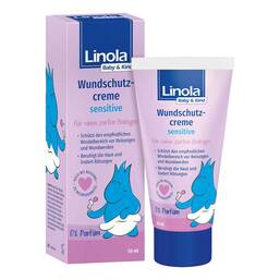 Abbildung: Linola Baby & Kind Wundschutzcreme sensitive 50 ml, Creme PZN 18828923