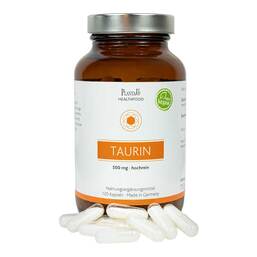 Abbildung: Taurin 500 mg Kapseln 120 St, Kapseln PZN 18831782