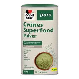 Abbildung: Doppelherz Grünes Superfood pure Pulver 600 g, Pulver PZN 18839950