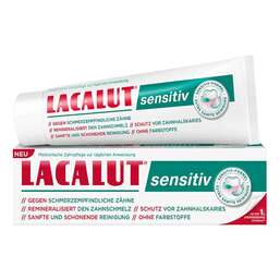 Abbildung: Lacalut sensitiv Zahncreme 75 ml, Zahncreme PZN 18840143