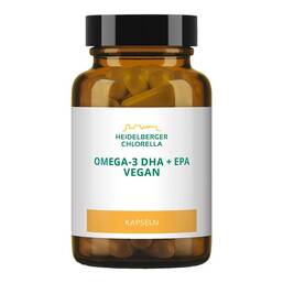 Abbildung: Omega-3 DHA + EPA vegan Kapseln 36 g, Kapseln PZN 18841384