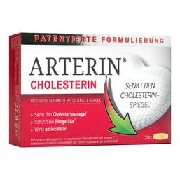 Abbildung: Arterin Cholesterin Tabletten 30 St, Tabletten PZN 18843911