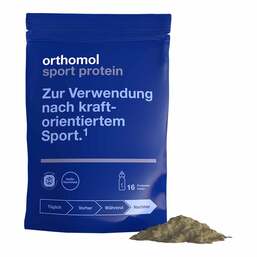 Abbildung: Orthomol Sport Protein Pulver Vanille 640 g, Pulver PZN 18849658