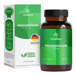 Abbildung: Pregnenolon 50 mg hochdosiert Kapseln 120 St, Kapseln PZN 18850319