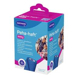 Abbildung: Peha-Haft easy Fixierbinde 8 cmx4 m blau 1 St, Binden PZN 18851365