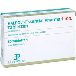 Abbildung: Haldol-Essential Pharma 1 mg Tabletten 50 St, Tabletten PZN 18854582
