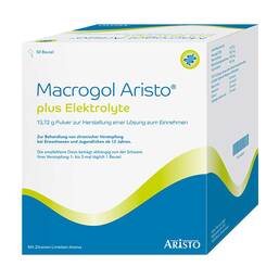 Abbildung: Macrogol Aristo plus Elektrolyte 13,72 g Ple 50 St, Pulver zur Herstellung einer Lösung zum Einnehmen PZN 18858551
