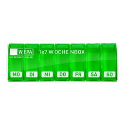 Abbildung: Wepa 1x7 Wochenbox UV-Schutz + grün 1 St PZN 18877904
