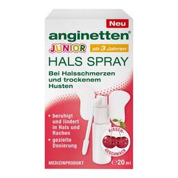 Abbildung: Anginetten Halsspray Junior ab 3 Jahren 20 ml, Spray PZN 18878588