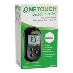 Abbildung: One Touch Select Plus Flex Blutzuckermesssy.mmol / l 1 St PZN 18883448