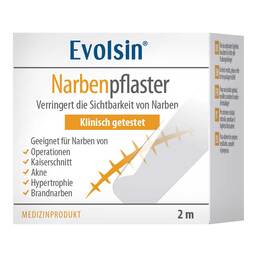 Abbildung: Evolsin Narbenpflaster 2,5cm x 200cm 1 St, Pflaster PZN 18883460