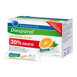 Abbildung: Magnesium Diasporal 400 Extra direkt Granulat 60 St, Granulat PZN 18890684